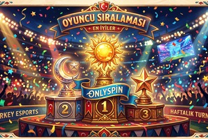OnlySpin oyuncu sıralaması görüntüsü